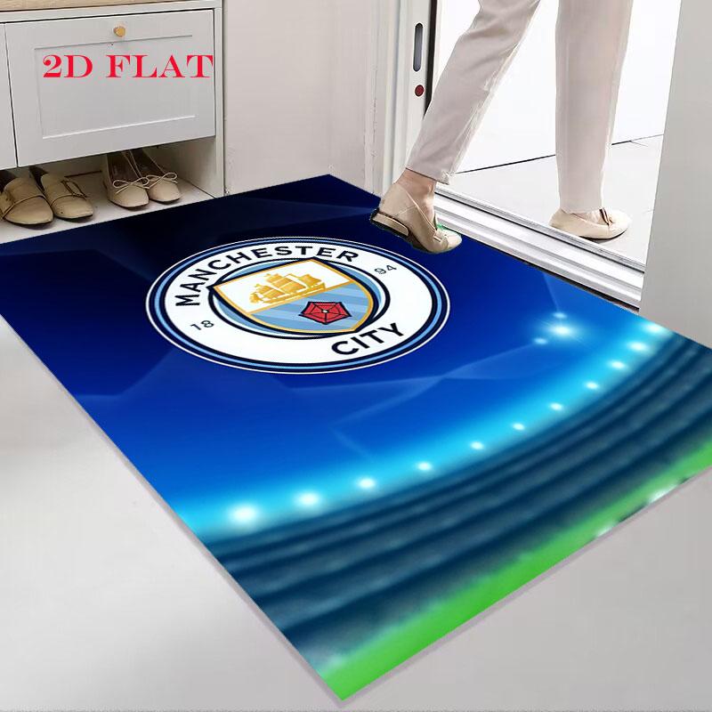 Shiny MCFC Cards Carpet Rug for Living Room Bedroom Home Sofa Decoration,Kids play Nonslip Floor Mat