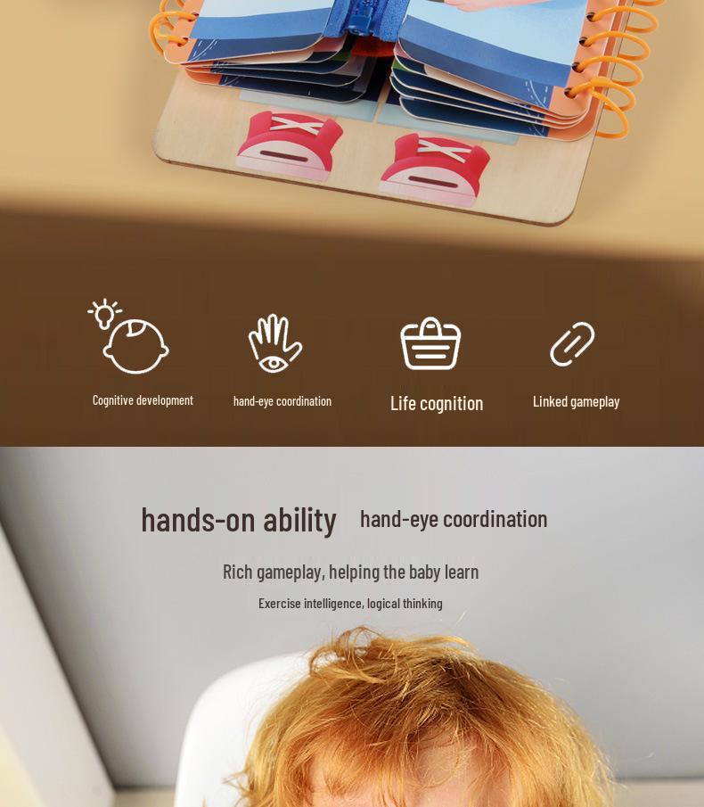 Busy Board: Multi-Layer Life Skills & Hand-Eye Coordination for Toddlers