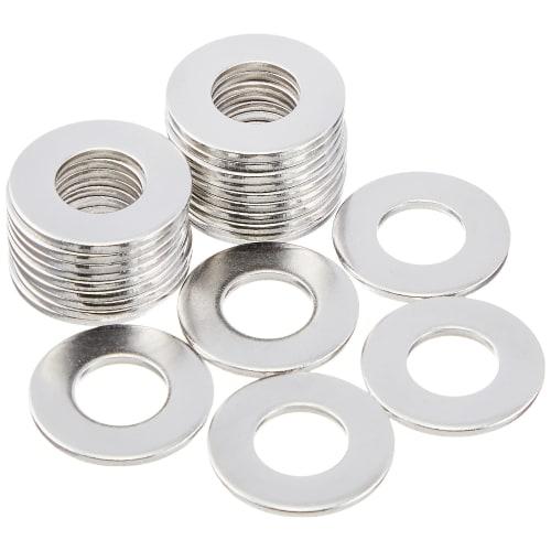 [M12 (12.5mm) Outer Diameter 26mm Thickness 2mm] SUS304 Stainless Steel Large Washers, Pack of 24