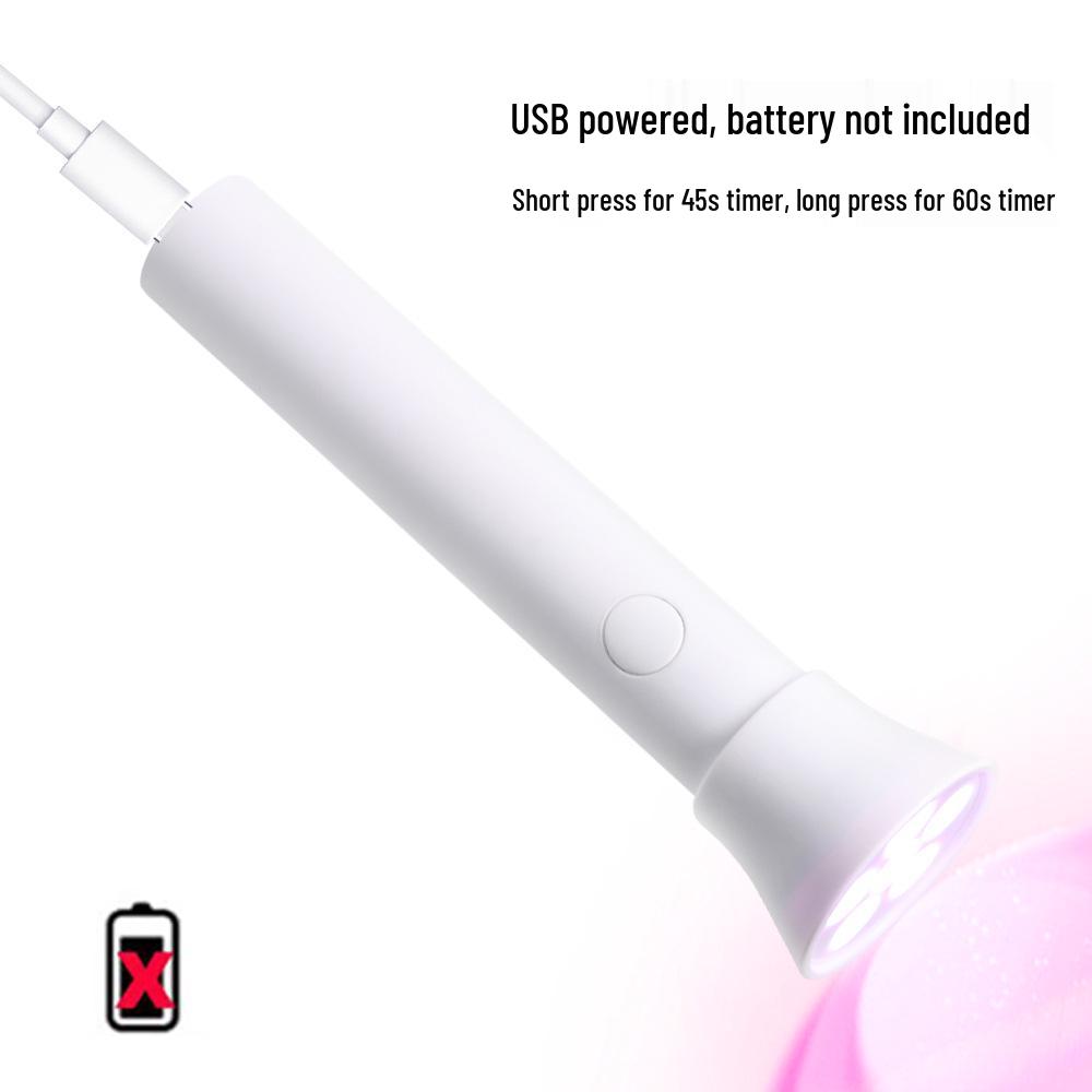 

Портативная мини УФ лампа для ногтей - Красный свет Ручная для нейл-арта