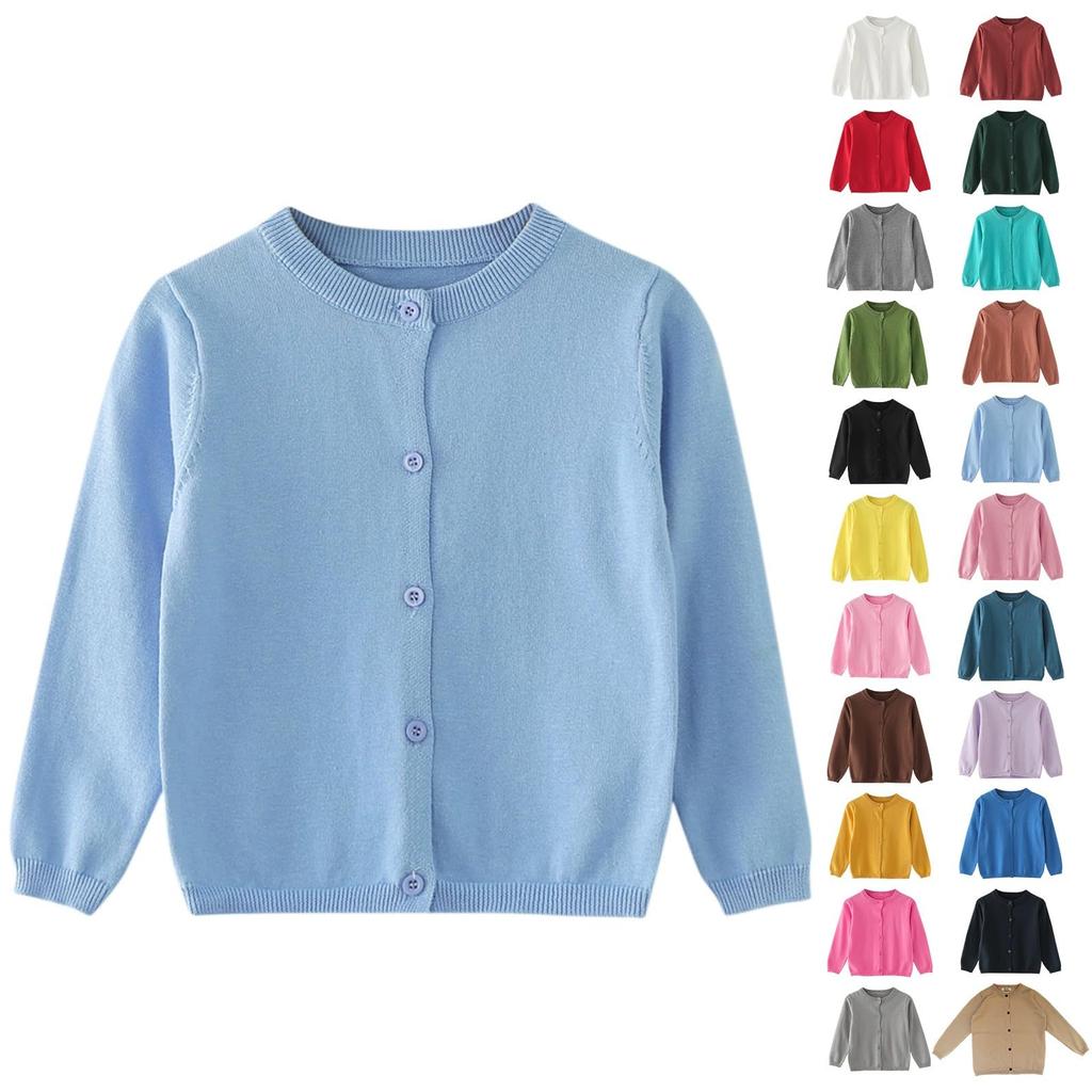 Toddler Kids Cardigan Sweater Knit Top for Boys and Girls