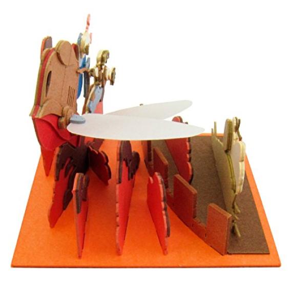 Sankei Studio Ghibli mini Castelul din Cer Rescue Theta Meșteșug din hârtie Laputa la scară non-scală MP07-17