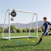 VEVOR Soccer Goal 2.44 X 1.82 M PVC Soccer Goal for Backyard with PE Net, Portable Weatherproof Set, with High-Strength Net, Target, Cones
