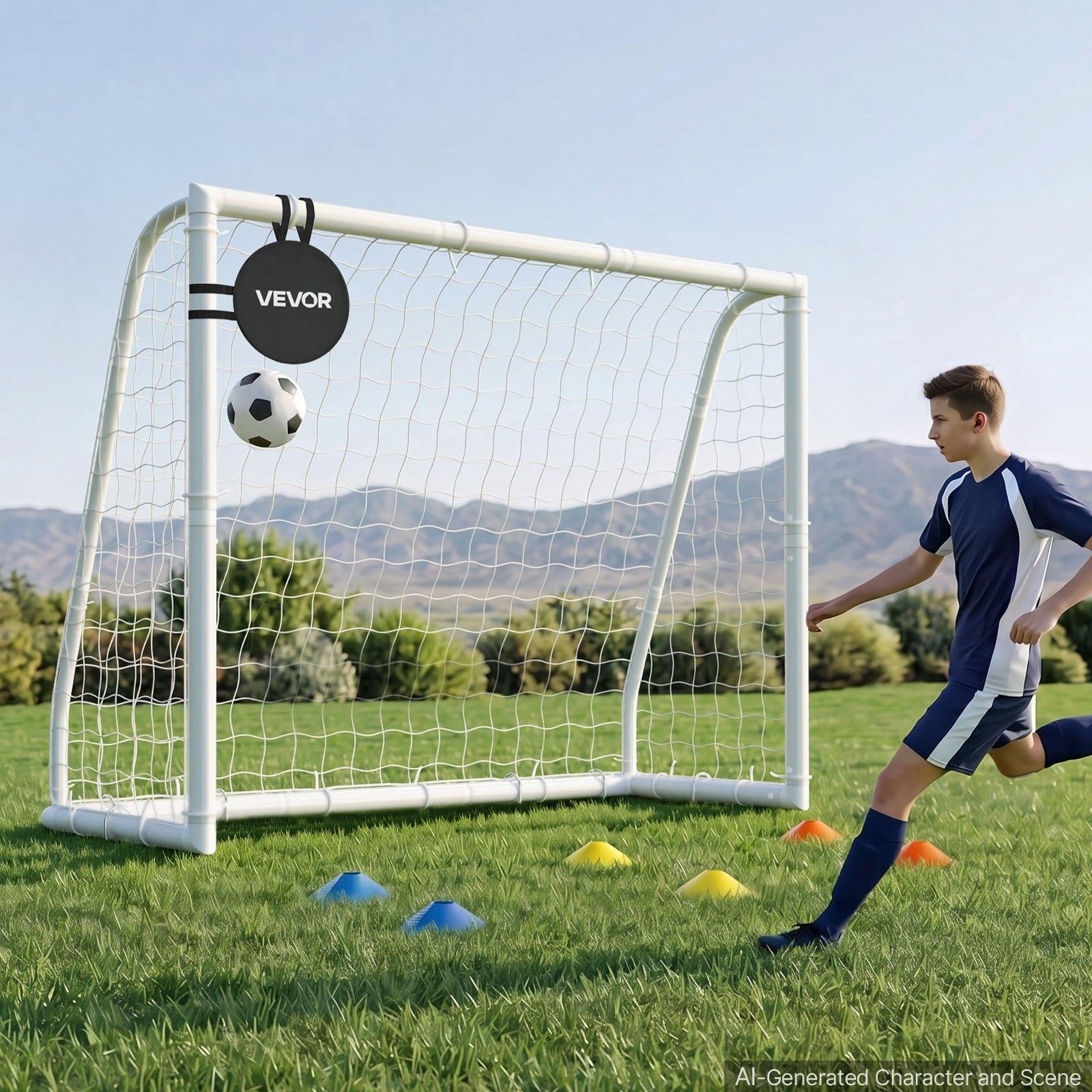 VEVOR Soccer Goal 2.44 x
