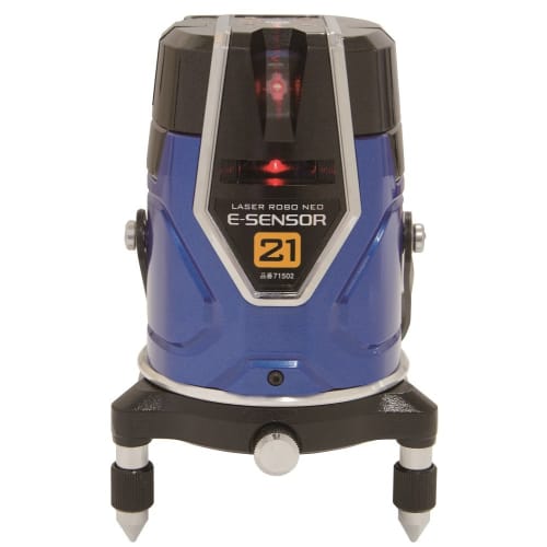 Shinwa Sokutei Laser Level, Laser Robo, LASER ROBO Neo E Sensor 21, Vertical, Horizontal, and Ground Level, 71502