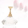 Magnetic Nail Tip Practice Stand Base   Alloy Holder Nail Art Display Stand White