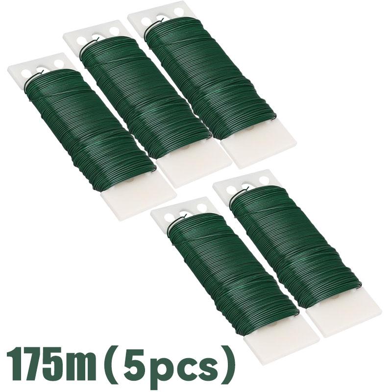 Flexible Green Floral Wire Garland Wreaths Making Tools Metal Wires DIY Crafts Floral Binding Straps Flowers Arrangements Decor