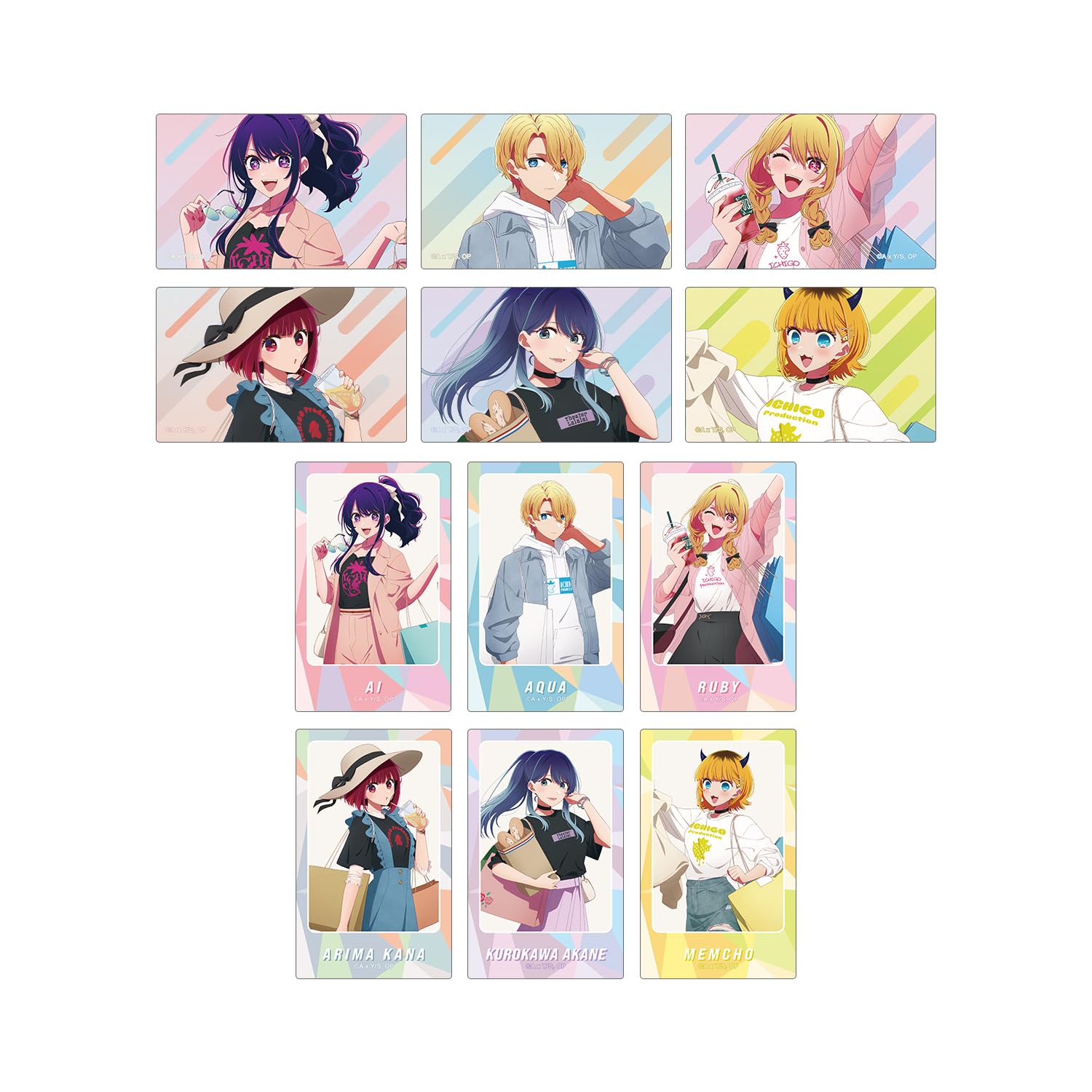 

no no Original Illustration Shopping Trading Card Stickers Box of 12 [Oshi Ko] [Oshi Ko] Ver.