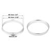 X AUTOHAUX Hub Ring 66.1/64.1mm Wheel Hub Ring Hub Centric
