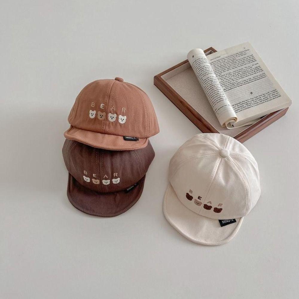 

Bear Summer Sun Hat Dome Peaked Caps Fashion Baby Baseball Cap Infant