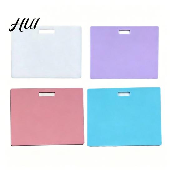 Badge Reel Memo Board 4Pcs Erasable for ID Badges Vertical Orientation Reusable Silicone Writing Pad Note with Lanyard Hole Waterproof Taking Hospital