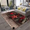 Alfombra con diseño de Papá Noel y árbol de Navidad para niños, regalo para el hogar, sala de estar, dormitorio, sofá, decoración, alfombrilla antideslizante