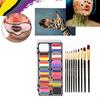Gesicht Körper Holzgriff Pinsel Cosplay Kostüm Malpalette Palette Make-up-Set für