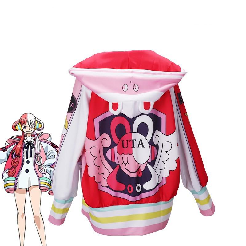 Костюм для косплея Уты из One Piece RED - Певица Мира (Хэллоуин издание) Size 110