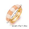 Vintage Enamel Irregular Geometic Bangles for Women Elegant Chunky Wrist Bracelets Vacation Stacked Unique Jewelry Gift