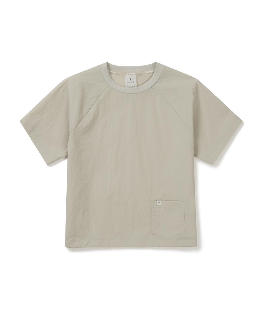 SNOWPEAK APPAREL Root Women'S Pocket Short Sleeve T-Shirt (S26Mwrts61) Light Beige