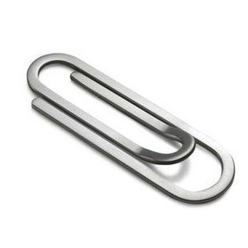 

Тонкая скрепка из нержавеющей стали, карманный зажим для денег, металлическая стальная папка с зажимом для купюр