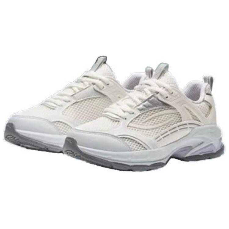 Anta Millennium Ice River Comfortable Non-Slip Low-Top Casual Shoes Women Shoes White Gray 922428813-2