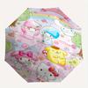 Little Twin Stars & Friends Automatic Opening and Closing Cartoon Umbrella, Lightweight 3-Fold, With Cute Cartoon Characters, Suitable for Home, Outdo