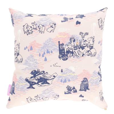 Marushin Moomin Late Len Mieszanka 1445030900 Poduszka, Lato, Tkanina,