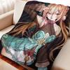 Honkai Impact 3 Genshin Impact Thema Cartoon Flanell Decke Abdeckung Wärme Anime Nickerchen Decke Multifunktionale Universelle Decken
