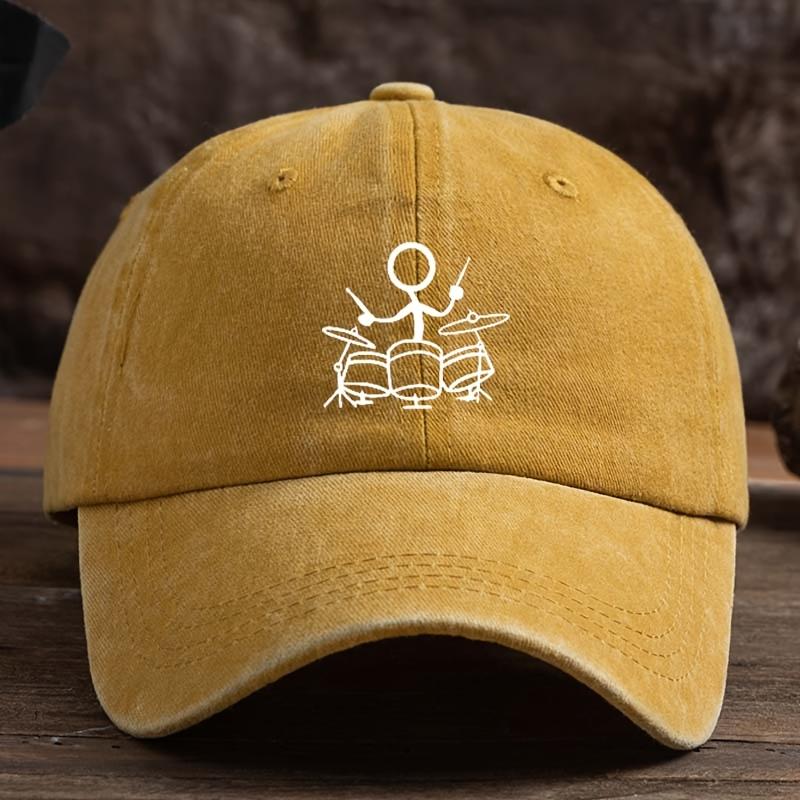 Fun Printed Baseball Cap, Unisex Outdoor Sports Sun Protection Hat, Fashionable and Versatile Duckbill Cap