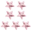7Pieces Colorful Sequined Star Patches Clothing Craft Materials Fabric Applique For Hairclip And Craft Applications