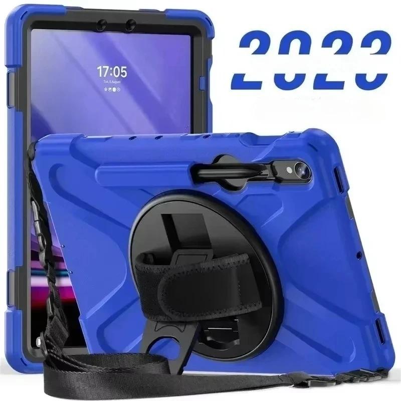 For Samsung Galaxy Tab S10FE S9FE 10.9' A9/A9+A11+ 11'S6 Lite S7 S8 S9 S10 Plus 12.4' Kids Stand Kickstand Handle Shockproof Cas