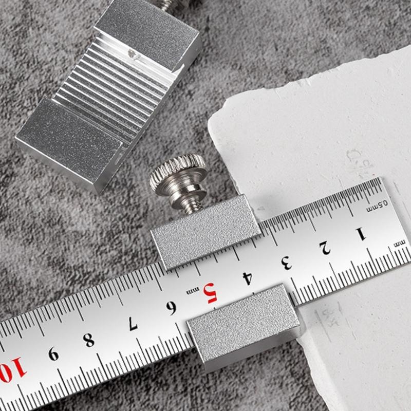 High Precise Ruler Stops Measuring Block 20mm/26mm/29mm/39mm Positioning Block for Engineers and DIY Enthusiasts