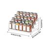 Cabinet Organizer Adjustable Expandable Shelf Kitchen Storage Shelves For Home Pantry Cabinet Counter Jar Seasoning Food Sauce