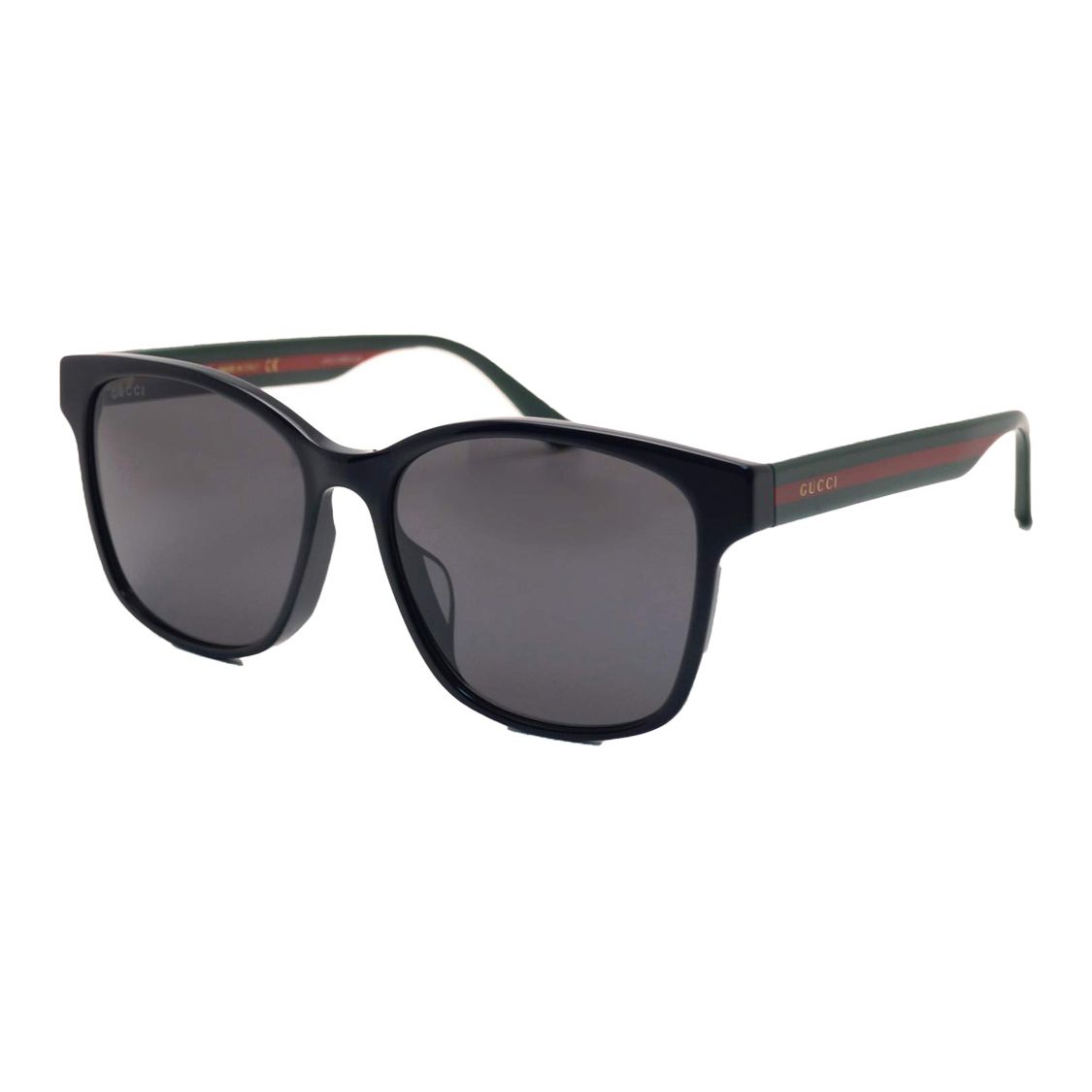 Gucci Side Logo Acetate Frame Round Sunglasses Unisex sunglasses GG0417SK-001 Dust Bag+Eyeglass Case (Random Color)