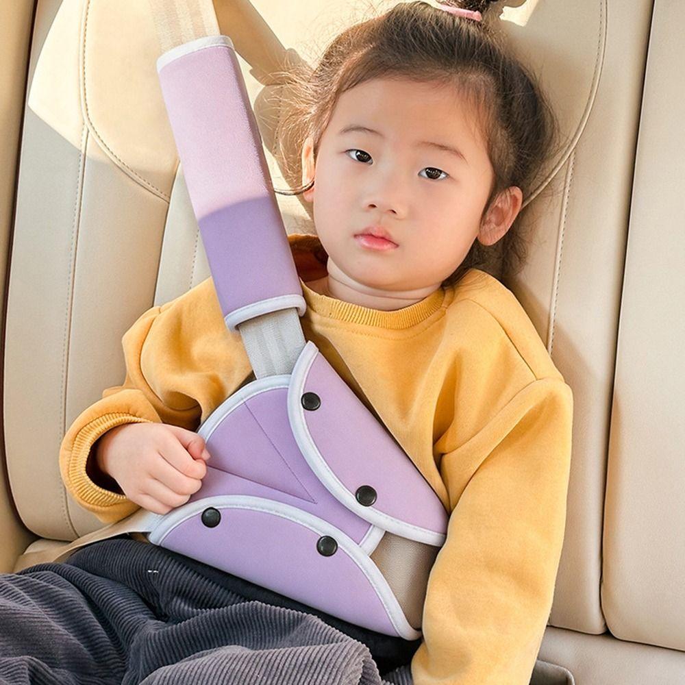 Adjustable Seat Belt Adjuster Anti-Pinch Car Seat Belt Cover Seat Belt Triangle Positioner Adults