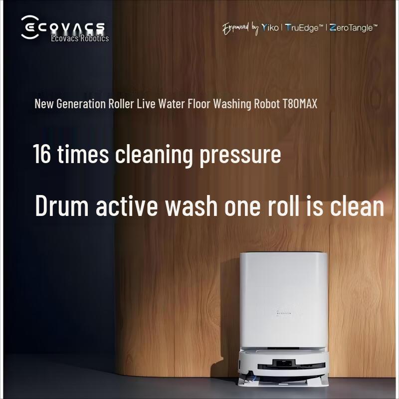 ECOVACS T80 Max Robot Vacuum and Mop CN plug (adapter included)