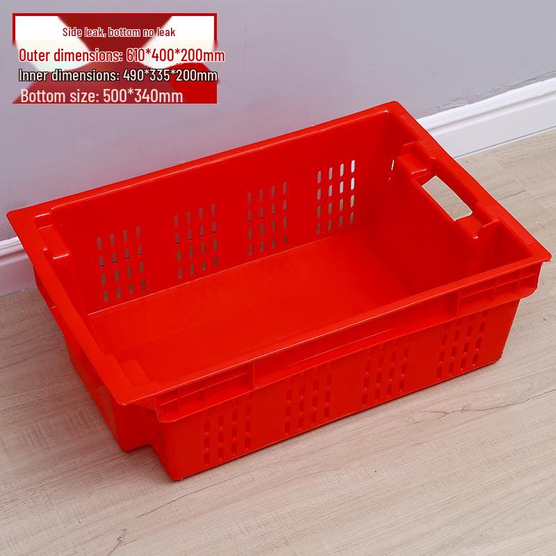 Leak-Proof Invertible Meat Basket and Box for Chilled Items