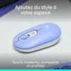Souris - sans fil - logitech - pop mouse - lilas
