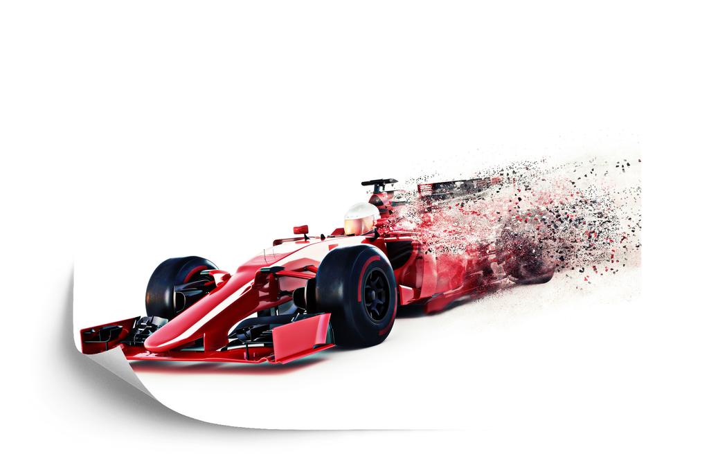 Photomural Abstract F1 Car Smooth Vinyl 520x318