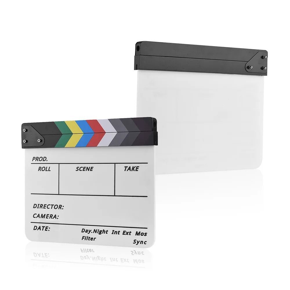 Photography Ornaments Regisseur Scene Clapperboard Acrylic Video Film Clapboard  TV