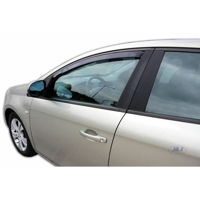 J&amp;J AUTOMOTIVE | Heko Deflecteurs d'air Déflecteurs de Vent Pour Fiat Bravo 5P 2009-2017