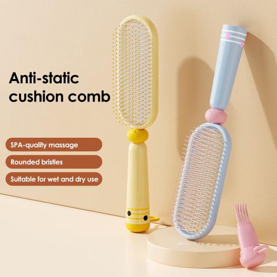 Anti-static Women Air Cushion Brush Scalp Massage Fluffy Hair Comb Home Salon Women Portable Hair Styling Detangling
