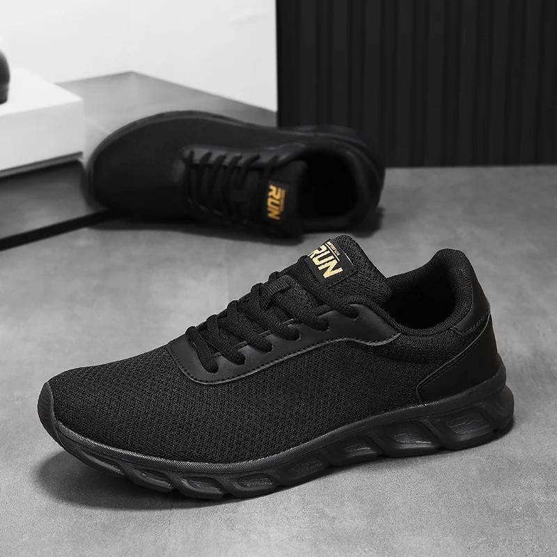 

YRZL Мужская обувь Сетчатая дышащая обувь для бега Спортивная обувь Мужская повседневная обувь для ходьбы Нескользящая Удобная обувь для тенниса для мужчин Обувь 44 красный