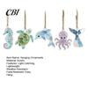 Garden Hanging Ornaments 5Pcs Acrylic Suncatcher Window Hangings, Sea Glass Collage Kit with Birds Farm Animals Marine Creature Decorations