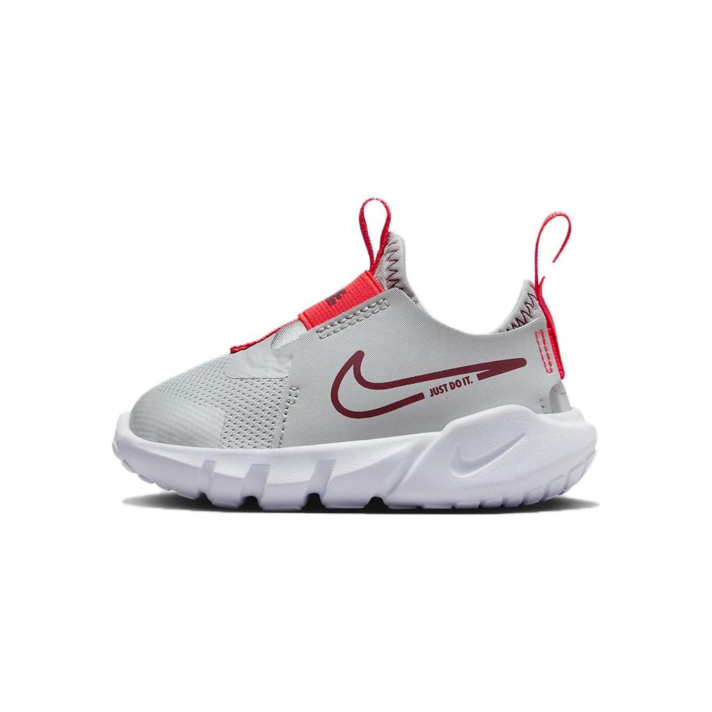 Nike Flex Runner 2 TD Light Smoke Team Red Baby Sneakers Grey Light-Smoke-Grey White DJ6039-009