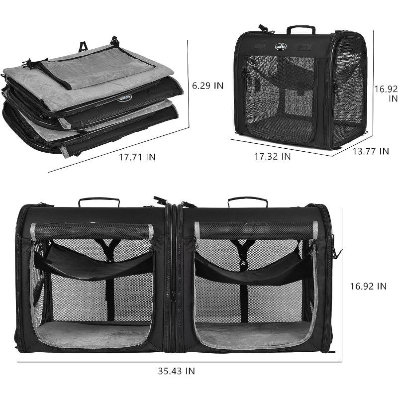 Wakytu Two-in-One Foldable Cat Center Transport