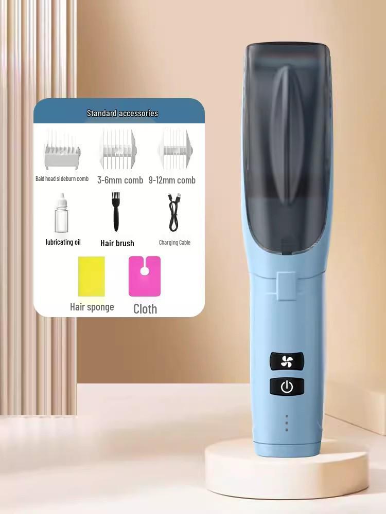 Silent Automatic Hair Suction Baby Hair Trimmer - Household Electric Clipper