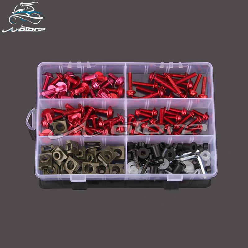 201 STK Motorrad Verkleidungsschraube Mutter Clip Satz Karosserieteile für YZF 600 1000 R1 R6 R3 R15 R25 T-MAX 530 TMAX530 TMAX 500