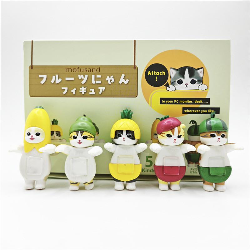 

Mofusand Fruit Series Pouncing Plush Toy With Assembly For Collectors And Kids