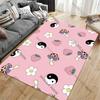 Whimsical Playful Nature Icons Carpet Yoga Living Room Room Decor Children's Crawling Mat Doormat Area Rug Games Mat