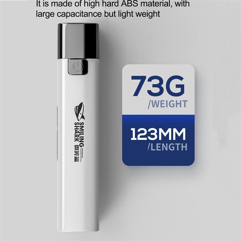 Portable Usb Glare Rechargeable Flashlight Waterproof Power Used Torch