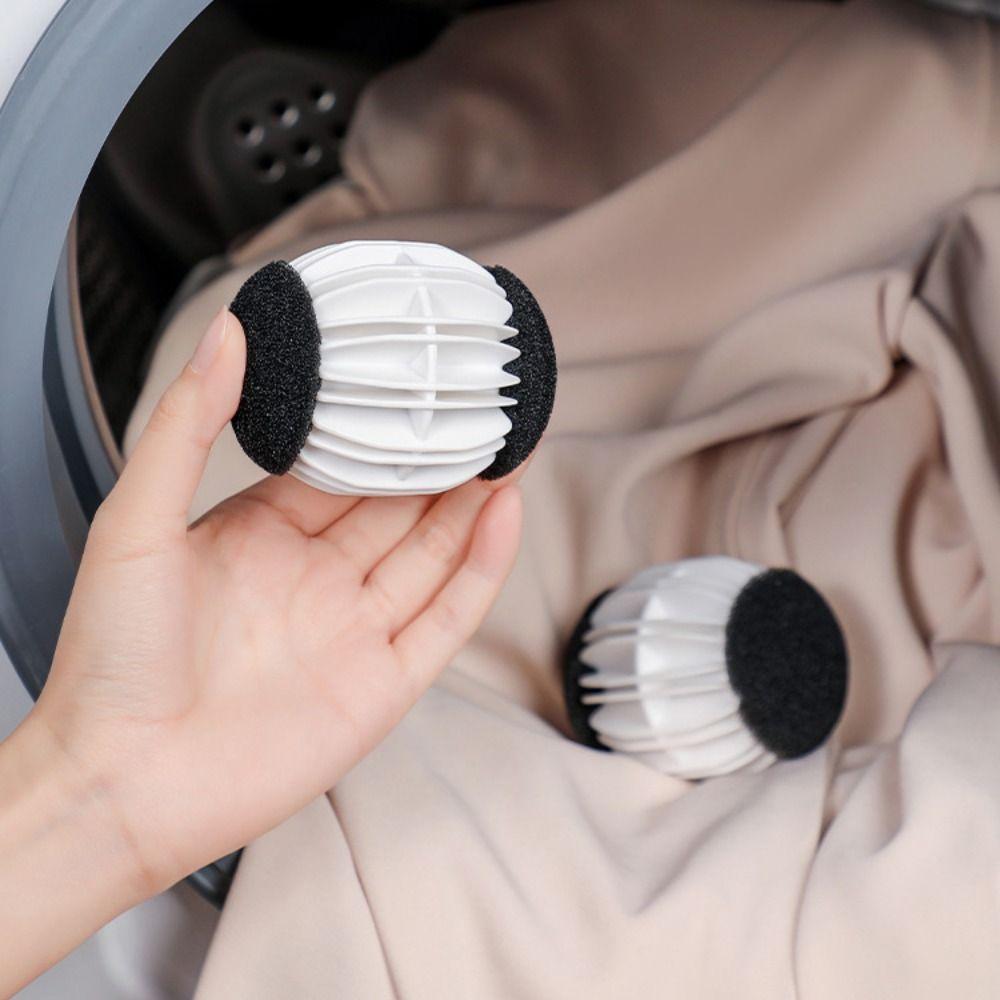 2Pcs Anti-winding Washing Machine Laundry Balls Silicone Lint Catcher New Hair Remover