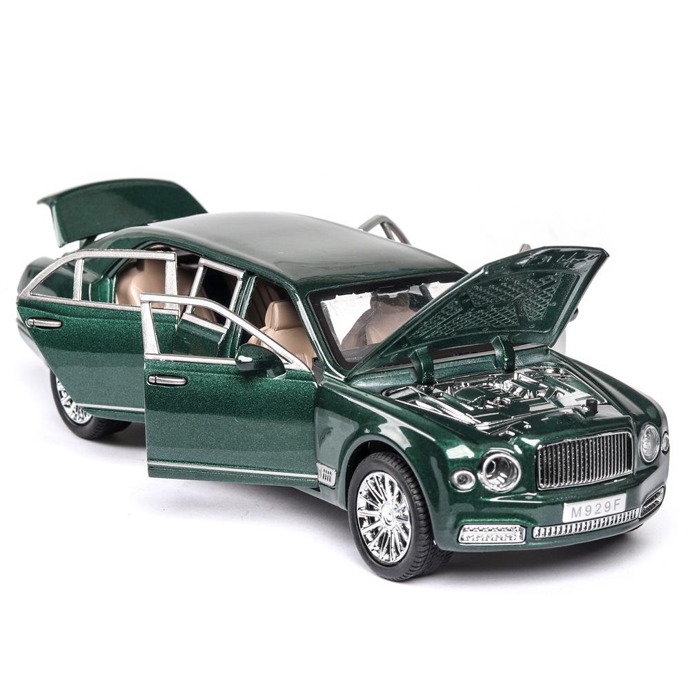 1:24 Mulsanne Slitina Model Auta Hračka Kovový Odlitek Modely Vozidel Zvuk Světlo Zatáhni Zpět Sběratelská Auta Hračky Dárek Pro Miminka Děti